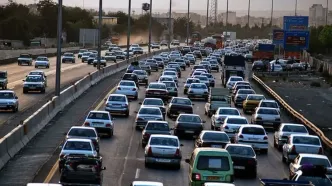 ترافیک سنگین در محور کرج- چالوس