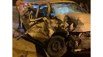 7 کشتهت و زخمی در تصادف هولناک پراید با تیبا در جاده خنجین