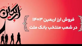 اعلام اسامی شعب منتخب بانک ملت برای فروش ارز اربعین