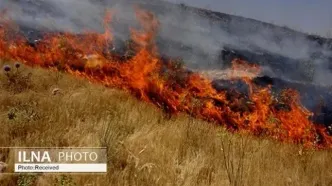 آتش سوزی در برخی مراتع استان اصفهان