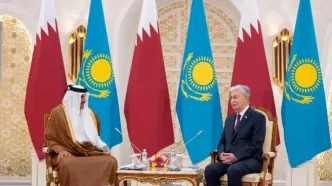 گفت‌وگوی امیر قطر و رئیس‌جمهور قزاقستان در آستانه