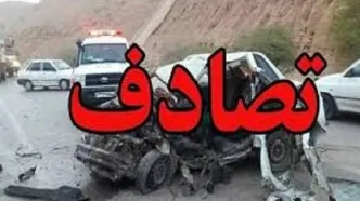 تصادف مرگبار نیسان ابی با کامیون کشنده در خراسان شمالی