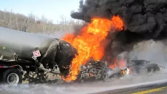 فیلم/ انفجار خودرو در روسیه