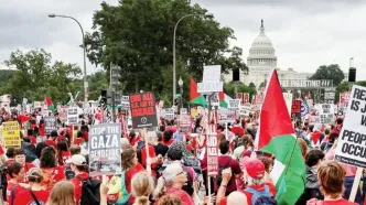 فروپاشی اسرائیل در خیابان‌های امریکا