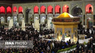 عزاداری سومین روز شهادت امام حسین(ع) در حرم مطهر رضوی