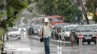 بارش باران و وزش باد در ۱۰ استان