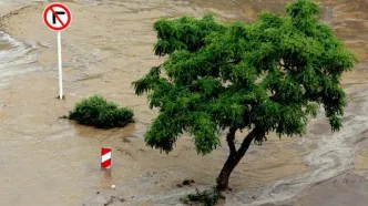 جاری شدن سیلاب و سیل و در شهرها و روستاهای مازندران/ ویدئو