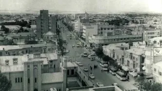 عکسی از میدان معروف تهران که ۶۷سال قبل این شکلی بود