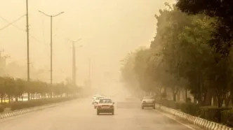 باد و گردوخاک در جاده های ۵ استان/ ترافیک نیمه سنگین در جاده چالوس