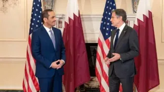 گفت‌وگوی تلفنی وزرای خارجه آمریکا و قطر درباره تحولات غزه