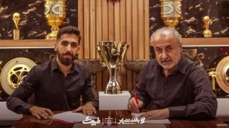 عکس | رسمی: فرشاد فرجی با پرسپولیس تمدید کرد