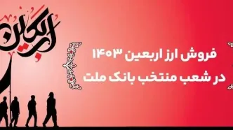 اعلام اسامی شعب منتخب بانک ملت برای فروش ارز اربعین