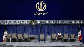 حضور روحانی، لاریجانی و جلیلی در مراسم تنفیذ در کنارهم