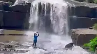 آبشار زیبای کوهره در آمل
