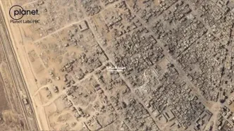 تصاویر ماهواره‌ای از ویرانی گسترده در رفح و محو شدن مناطق مسکونی