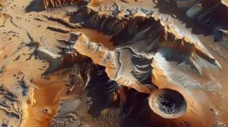 مریخ گذشته سرد و یخبندانی داشته است