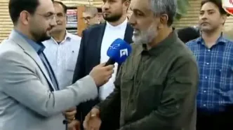 سردار حاجی زاده: هر رأی معادل یک تیر موشک است| ما نیّت کردیم و از طرف شهید حاج قاسم سلیمانی آمدیم و رأی دادیم