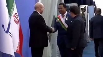 تصاویری از استقبال قالیباف از میهمانان خارجی مراسم تحلیف