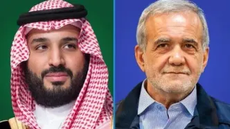 گفت‌وگوی تلفنی بن سلمان و پزشکیان/ ولیعهد عربستان پیروزی رئیس جمهور منتخب را تبریک گفت