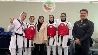 عکس | کاپ قهرمانی جهان در دستان دختران تکواندوکار ایرانی