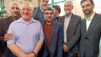 حضور آذری‌جهرمی و جمعی از اصلاح‌طلبان در حسینیه جماران/ فیلم