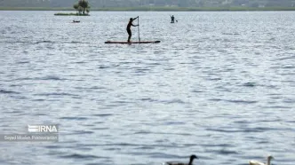 (تصاویر) دریاچه زریوار میزبان تیم ملی پدل برد زنان و مردان