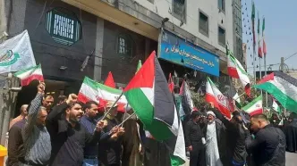 تجمع اعتراضی بسیج شهرداری تهران در محکومیت ترور شهید هنیه