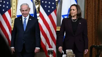 هریس نتانیاهو را غافل‌گیر کرد/ سرخوردگی بی‌بی در واشنگتن