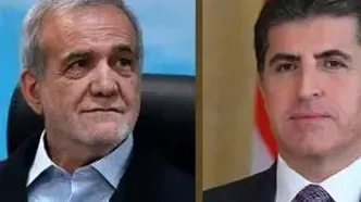 بارزانی در تماس تلفنی به پزشکیان چه گفت؟