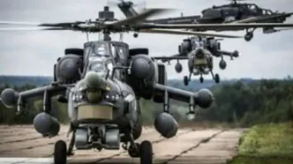سقوط بالگرد نظامی روسیه در منطقه «کالوگا»