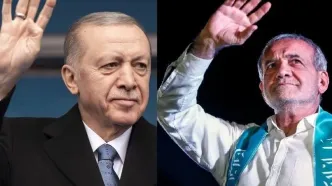 اردوغان: پزشکیان یک ترک است و کردی هم صحبت می کند، امیدوارم روابطمان بهبود یابد