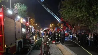 آتش‌سوزی در بیمارستان شریعتی تهران مهار شد