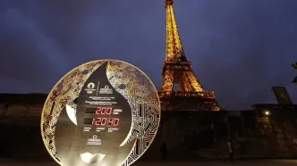 لحظه روشن شدن مشعل المپیک ۲۰۲۴ پاریس + فیلم