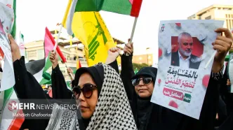 تصاویر: اجتماع مردم مشهد در محکومیت ترور شهید «اسماعیل هنیه»