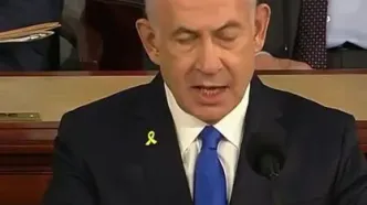 اظهارات خصمانه نتانیاهو علیه ایران در کنگره آمریکا + ویدئو