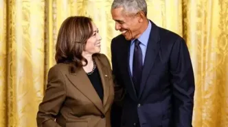 موضع رسمی اوباما و همسرش میشل درباره کاندیداتوری کاملا هریس
