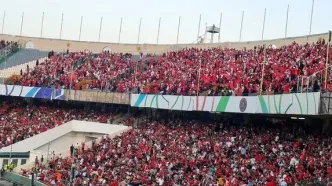 ‏پوستر باشگاه پرسپولیس برای بازی با استقلال خوزستان