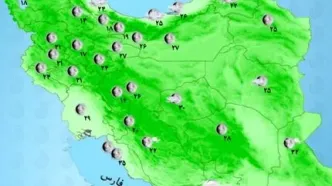 وزش باد شدید در شمال و شمال‌غرب کشور + نقشه