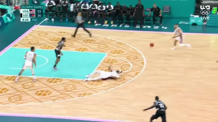 حرکت سینمایی ستاره‌های NBA در المپیک 2024