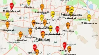 هوای تهران در وضعیت ناسالم