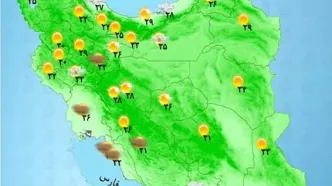 رگبار و رعدوبرق در استان‌های شمالی کشور