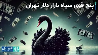 مشاهده شدن پنج قوی سیاه در بازار دلار