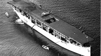 (ویدئو) داستان USS Langley؛ اولین ناو هواپیمابر آمریکا که در جنگ جهانی دوم غرق شد