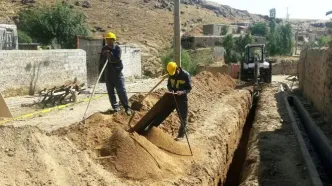 بهره‌مندی روستاهای بخش ذلقی از نعمت گاز