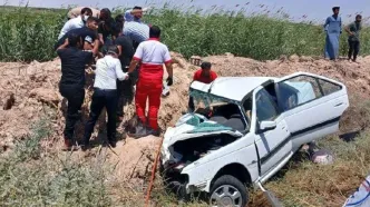 ۵ مصدوم و کشته در حادثه رانندگی محور خرمشهر به اهواز