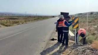 رانندگان متخلف، علائم راهنمایی نصب می‌کنند