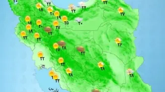 رگبار و رعدوبرق در استان‌های شمال‌ غربی