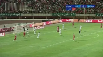 خلاصه بازی پرسپولیس 2 - فولاد خوزستان 0 + ویدئو