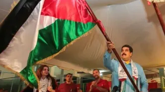 اولین اظهارنظر مادورو پس از انتخاب مجدد: ما همیشه از فلسطین حمایت می‌کنیم