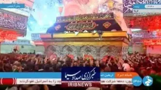 تصاویری از حرم امام حسین(ع) در روز اربعین